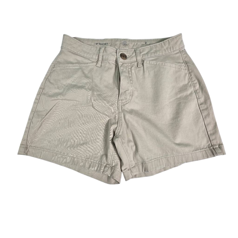 St. John’s Bay High‑Waist Taupe Shorts Size 2